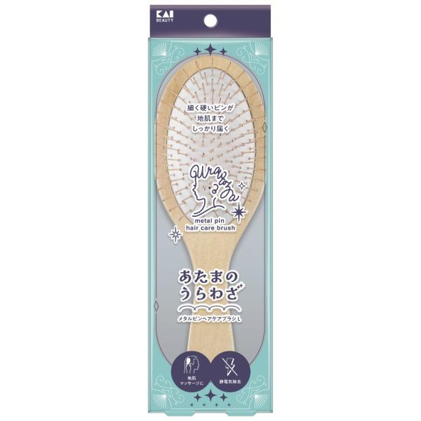 KQ1608あたまのうらわざメタルピンヘアケアブラシL