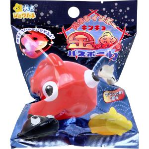 光るシュワたま 光るレインボー金魚 バスボール3 マリンの香り 75g 1回分