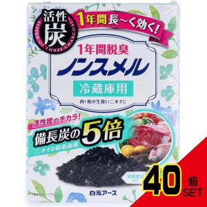 ノンスメル 冷蔵庫用置き型 1年間脱臭 25g × 40点｜mega-star