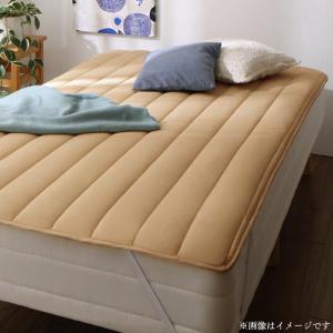 ベッドパッド 敷パッド ショート丈専用 敷きパッド 同色2枚セット セミシングル ショート丈の商品画像