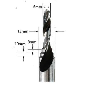 ネコポス配送可 スターエム レースウェイドリル アングル チャンネル 穴あけ バリ取り ドリル パン...