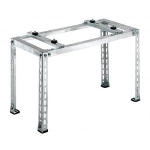 壁面置台 K-AK6G7 エアコン 室外機 台 置台 架台 シルバー 塩害 2段