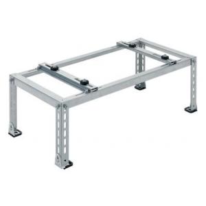 二段置台 K-AW6HL エアコン 室外機 台 置台 架台 シルバー 塩害