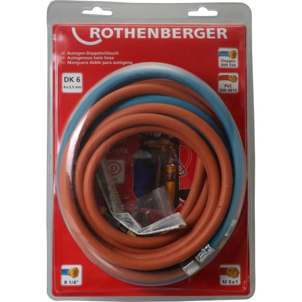 ロキシー400L用 ダブルホース 3ｍ R35785 アサダ  Asada 溶接 部品 ホース 交換...