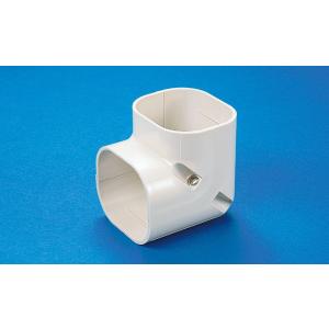 バクマ工業 エアコン配管化粧カバー RDC-70 アイボリー コーナー 立面90°