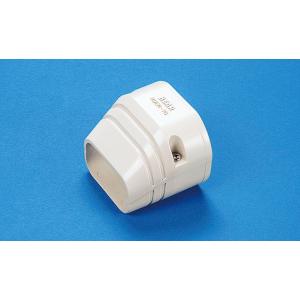 バクマ工業 エアコン配管化粧カバー RDEN-70 アイボリー 端末カバー