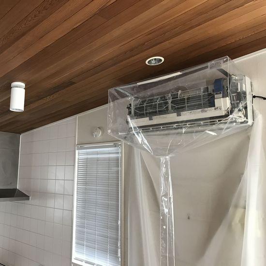 SA-150D 壁掛用エアコン洗浄シート（大型） 高さ×幅×奥行 45×150×45cm エアコン ...