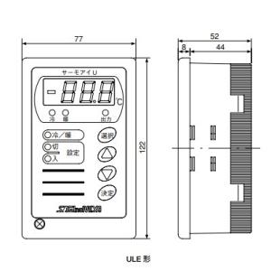 サーモアイ ALE-SD23-010 (タイマ付上下限警報) レターパック可