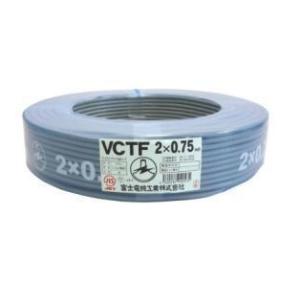 VCTFケーブル 電線 0.5SQ×2C 100m巻 VCTF0.5×2C×100m