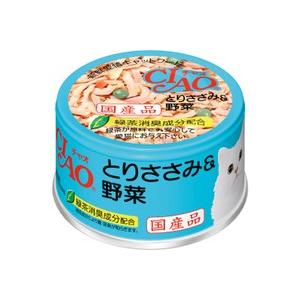 チャオ 缶詰 とりささみ＆野菜 (85g) イナバ ciao