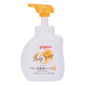 ピジョン ベビー全身泡ソープ しっとり 本体 (500mL) pigeon｜megadrug