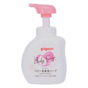 ピジョン ベビー全身泡ソープ ベビーフラワーの香り 本体 (500mL) pigeon｜megadrug