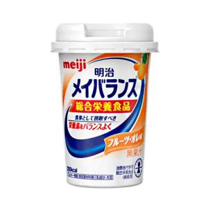 メイバランス Miniカップ フルーツオレ (125ml) 明治｜megadrug