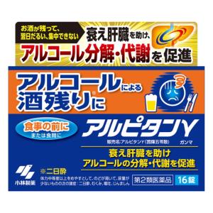 【送料無料[定形外50]】アルピタン ガンマ (16錠) 小林製薬【第2類医薬品】二日酔い アルピタンγ｜megadrug