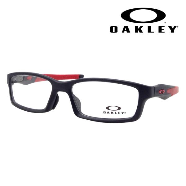 OAKLEY オークリー メガネ Crosslink OX8118-0456 サテンブラック/レッド...