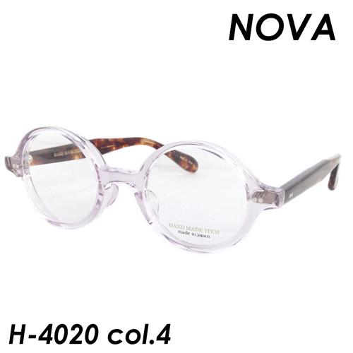 NOVA(ノバ) メガネ H-4020 col.4 [DEMIKOFU]  44ｍｍ 日本製 HAN...