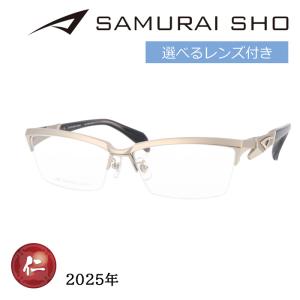 SAMURAI SHO◇メガネ/チタン/WHT/CLR/メンズ/SS-J23 : セカンド