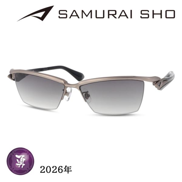 SAMURAI SHO サムライショウ サングラス SS-Y338 col.2 59mm シルバーマ...