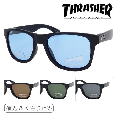 THRASHER スラッシャー 偏光・くもり止めサングラス 1025AFP col.BK-BRP/G...
