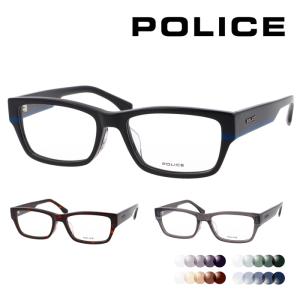 ポリス POLICE 眼鏡 メガネ チタン フレーム マットシルバー VPL756J