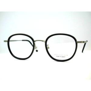 日本製　スクエアアイビー眼鏡　ハンドメイドアイテムセルチタン小さめコンビメガネ・NOVA・3102｜megane-hayashi