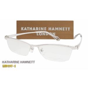 KATHARINE・HAMNETT キャサリンハムネット メガネ フレーム KH9197-1 正規品 日本製 チタン 眼鏡｜megane-house