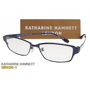 KATHARINE・HAMNETT キャサリンハムネット メガネ フレーム KH9206-1 正規品 日本製 チタン 板バネ 眼鏡｜megane-house