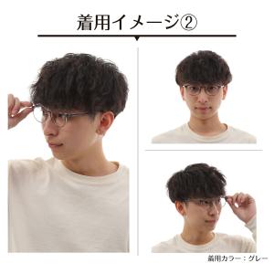 メガネ 度付き 度あり ボストン 丸眼鏡 形状...の詳細画像3