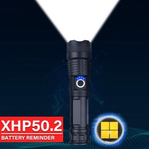 LEDライト トーチ 懐中電灯 XHP50.2 充電式 xhp90 USB フラッシュライト｜meganeko-tentyo