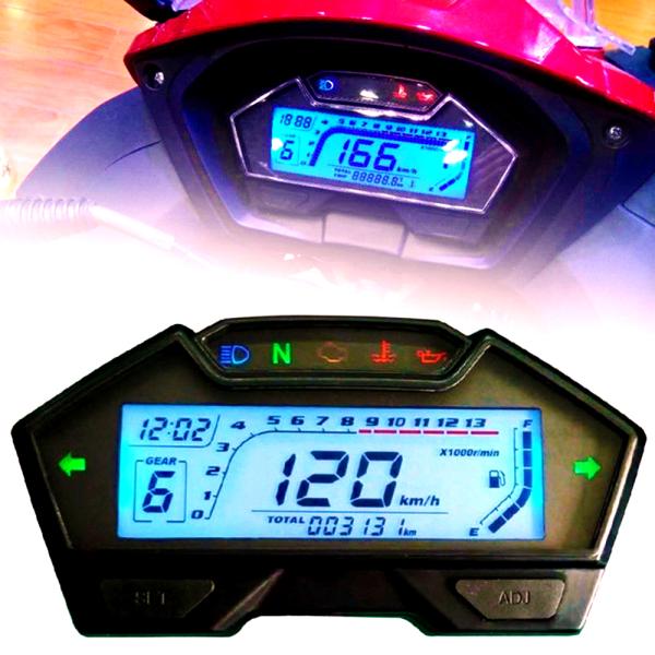 スピードメーター タコメーター デジタル YZF R25 R3 Ninja 250 400 CBR ...