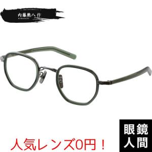 多角形 メガネ フレーム メンズ レディース 鯖江 ブランド 日本製 内藤