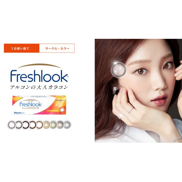 フレッシュルック　ワンデーカラー　（1箱10枚入り）
