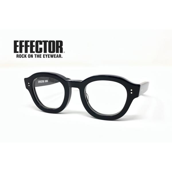 EFFECTOR エフェクター メガネ メンズ レディース 度付き可 おしゃれ BIND ブラック
