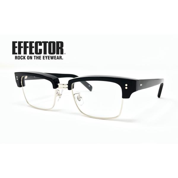 メガネ メンズ おしゃれ EFFECTOR エフェクター delay3 ブラック