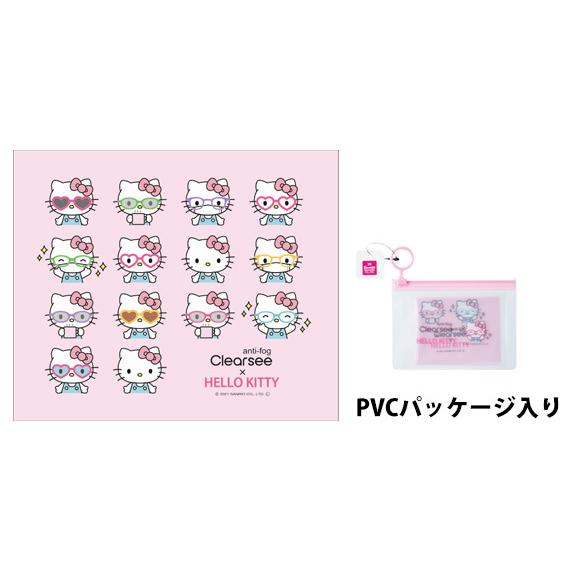 サンリオ　クリアシーくもり止めクロス　キティちゃん 即日発送
