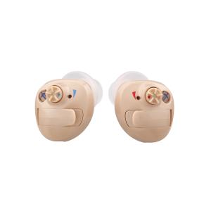 簡単装用 すぐに使えるリオネット既製耳あな型補聴器  耳穴  リオン HC-A1 トリマー式 デジタル補聴器電池2パックつき 両耳（R,L各１台）