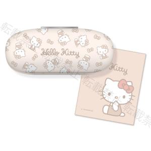 あと１点のみ　メガネケース（クロスつき)　IV　モノクロ　ハローキティ   HELLO KITTY