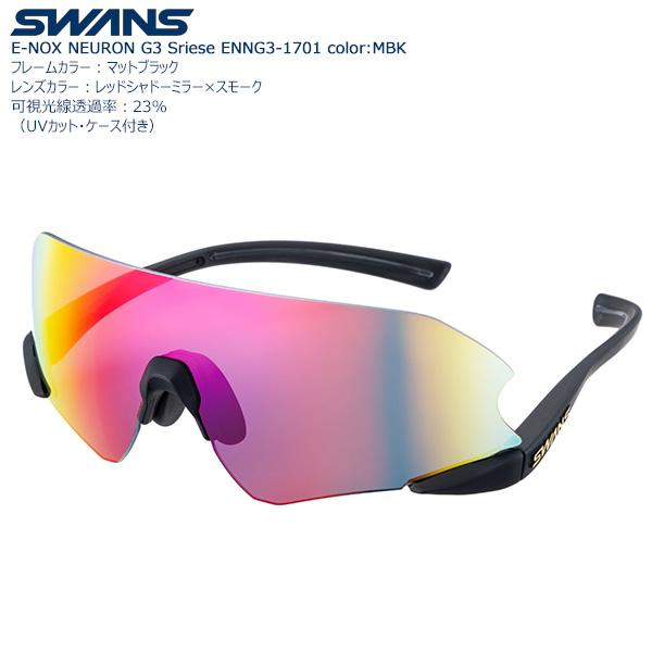 送料無料SWANS スポーツサングラス E-NOX NEURON G3  ENNG3-1701 co...