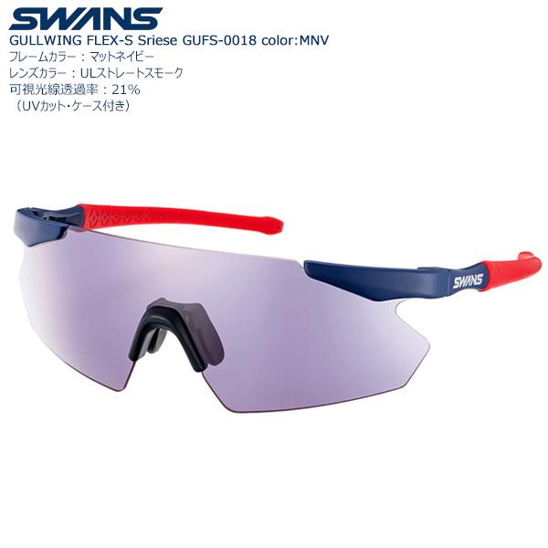 SWANS スポーツサングラス　GULLWING FLEX-S GUFS-0018 color:MN...
