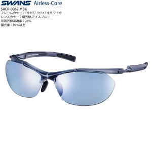 SWANSスポーツサングラス Airless-Core SACR-0067 MBK｜meganeshop