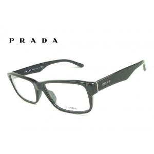 プラダ 　VPR16M-A　1AB-1O1　【PRADA】   ブラック 　 『新品・正規品』　メガネフレーム　◆送料無料◆ 度付可！｜meganet