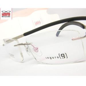 メガネ 度付 Ingro Eyewear Silver ふちなし ツーポイント チタン素材
