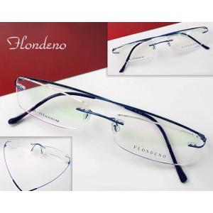 メガネ 度付 FLONDENO ブルー fle...の詳細画像1