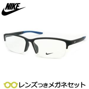 NIKE（ナイキ） ナイキメガネセット NIKE 7137AF 007 ブラック レッド