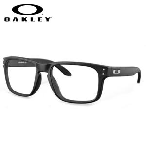 オークリーメガネセット　OX8100F　0156　56サイズ　サテンブラック　ホルブルックRX　A　レンズつき完成品　度付き　度なし　ダテメガネ　ＵＶカット　OAKLEY｜meganeyou
