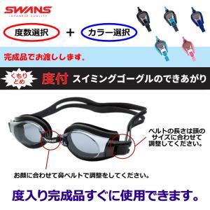 送料無料 スイミングゴーグル 度入り完成品 水...の詳細画像3