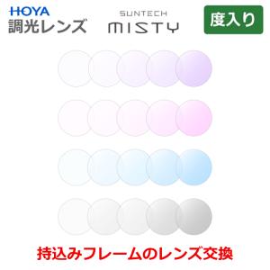 HOYA 調光薄型レンズ 非球面1.67 サンテック（色選択可能）センシティ2