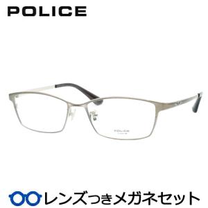 ポリス POLICE 度入り メガネ アイウェア POLICE（ポリス） メガネフレーム VPLU97J-0568 眼鏡 伊達メガネ 度