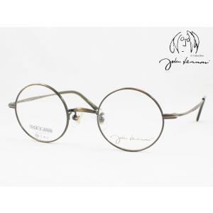 John Lennon ジョンレノン JL-1107-3 日本製メガネフレーム 度付き対応 近視 遠視 老眼鏡 遠近両用 ラウンド 丸メガネ 軽量 軽い 鯖江｜meganezamurai