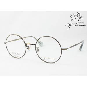 John Lennon ジョンレノン 日本製メガネフレーム JL-G103-4 大きい丸メガネ ビッグサイズ ラウンド 度付き対応 近視 遠視 老眼鏡 遠近両用｜meganezamurai
